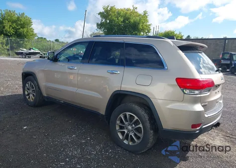 2015 Jeep Grand Cherokee Limited z USA, uszkodzony, nr VIN 1C4RJFBG9FC945716